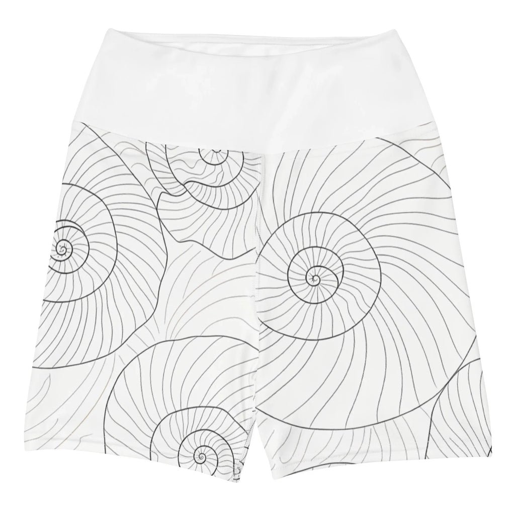 Yoga Shorts Yoga Shorts AwRans Clothing all-over-print-yoga-shorts-white-front-6880aea14ab35