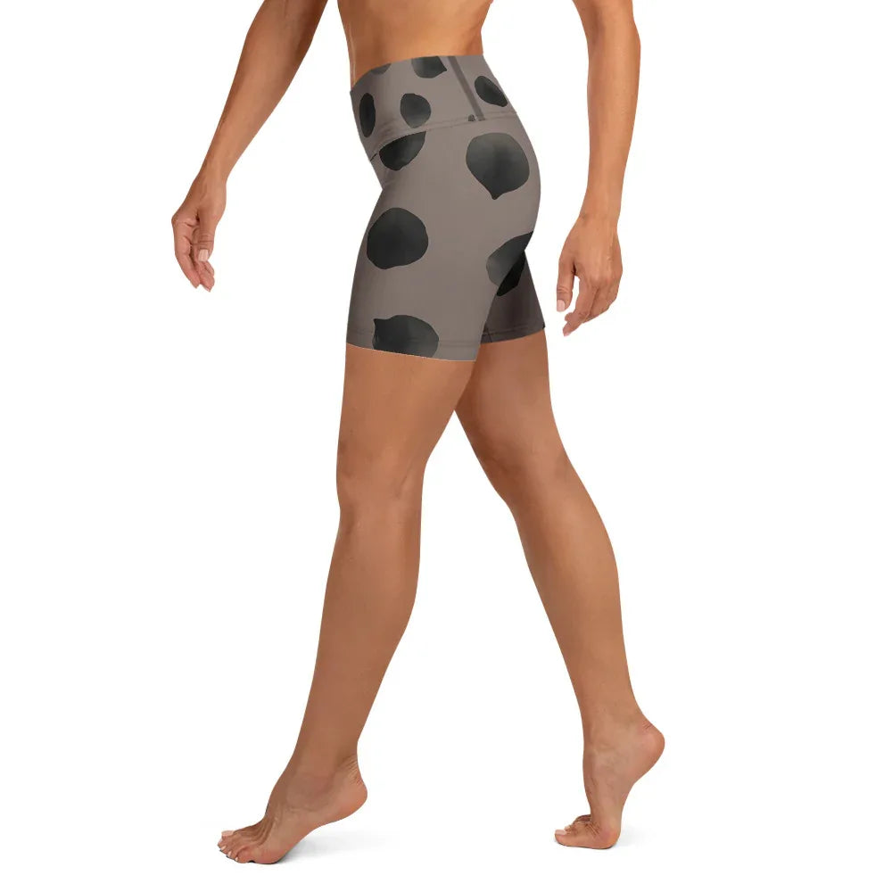 Yoga Shorts Yoga Shorts AwRans Clothing all-over-print-yoga-shorts-white-left-688093d8d9077