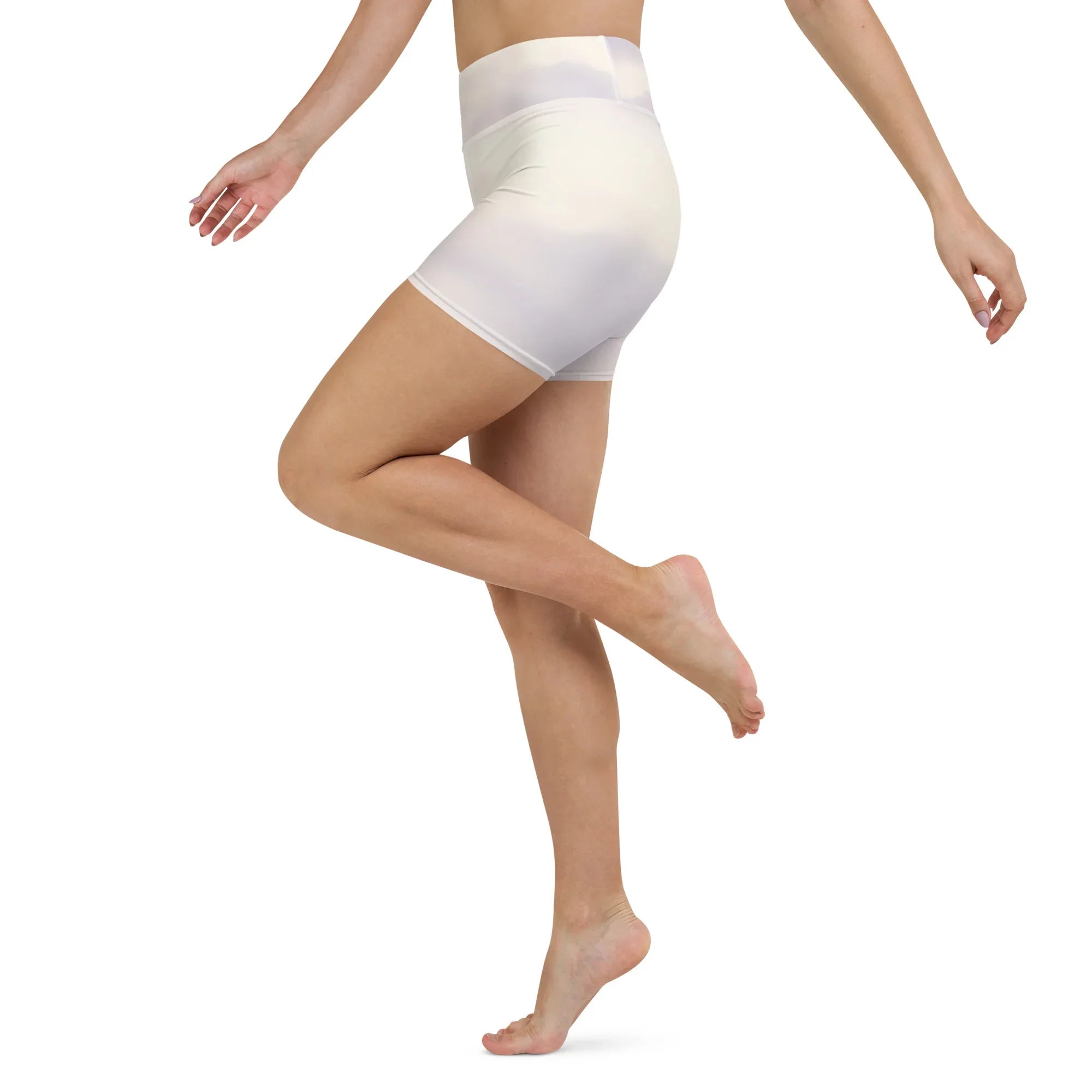 Yoga Shorts Yoga Shorts AwRans Clothing all-over-print-yoga-shorts-white-left-6880959101e08