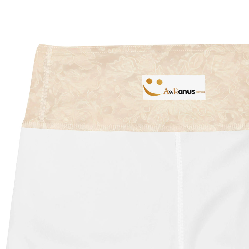 Yoga Shorts Yoga Shorts AwRans Clothing all-over-print-yoga-shorts-white-product-details-688094aad7e15