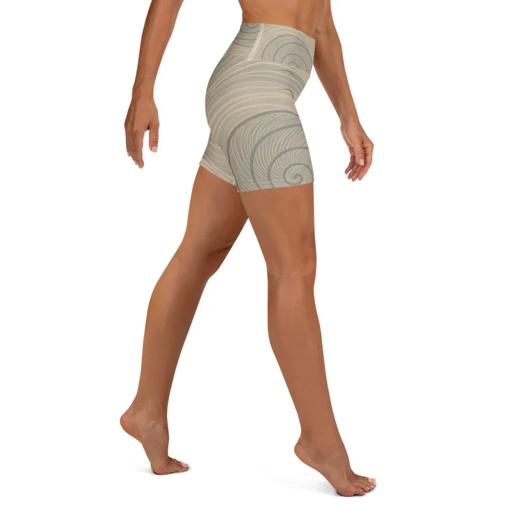 Yoga Shorts Yoga Shorts AwRans Clothing all-over-print-yoga-shorts-white-right-688094419f96b