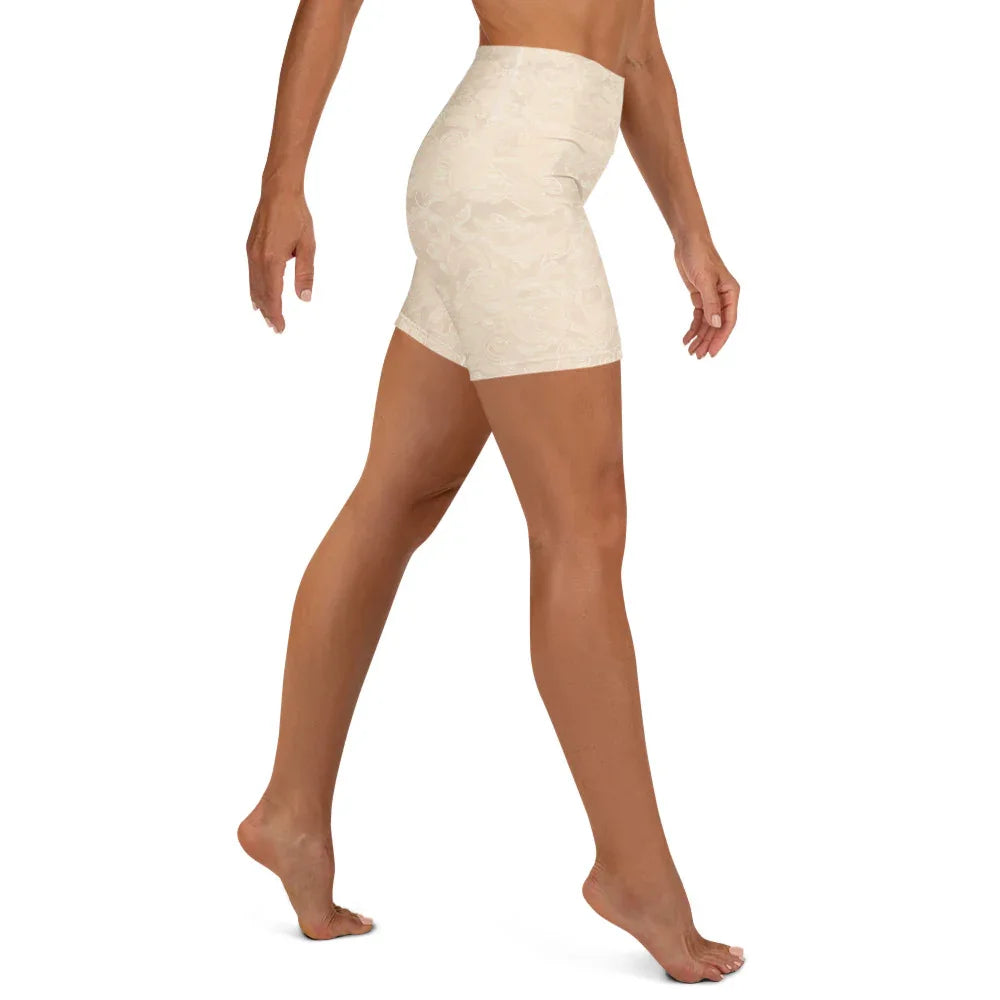 Yoga Shorts Yoga Shorts AwRans Clothing all-over-print-yoga-shorts-white-right-688094aad72cc