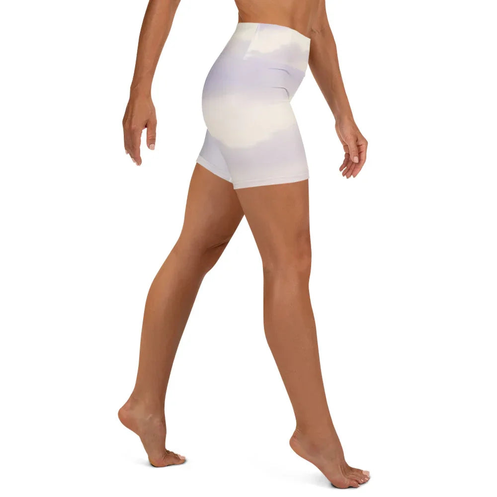 Yoga Shorts Yoga Shorts AwRans Clothing all-over-print-yoga-shorts-white-right-6880959101595