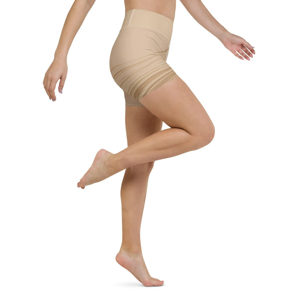 Yoga Shorts Yoga Shorts AwRans Clothing all-over-print-yoga-shorts-white-right-688099242af88