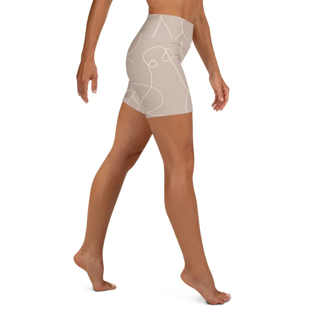 Yoga Shorts Yoga Shorts AwRans Clothing all-over-print-yoga-shorts-white-right-6880ae31638a5