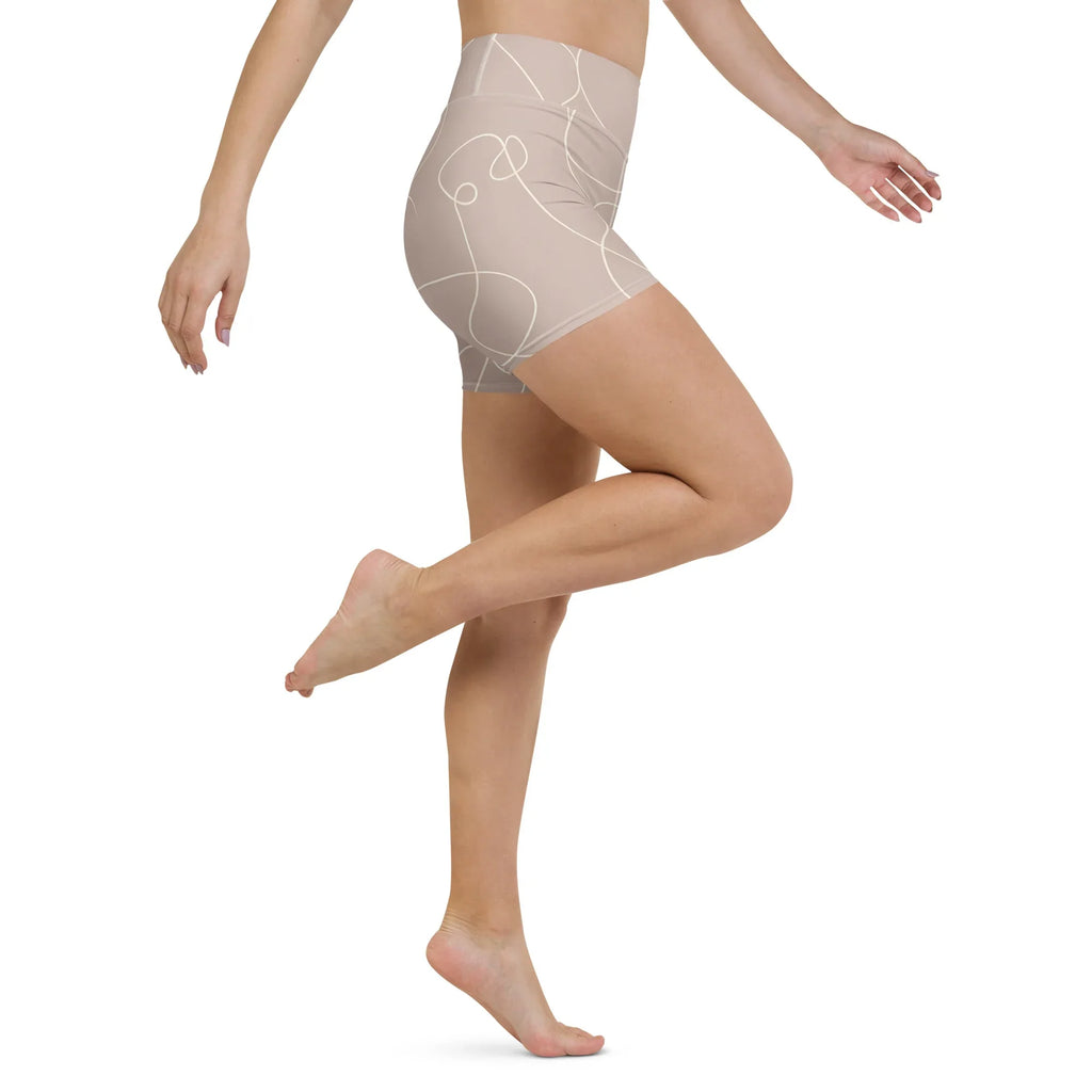 Yoga Shorts Yoga Shorts AwRans Clothing all-over-print-yoga-shorts-white-right-6880ae3163c9b