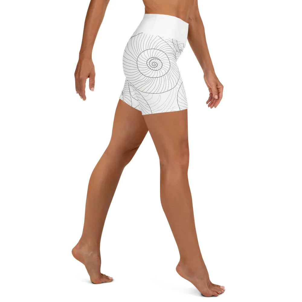 Yoga Shorts Yoga Shorts AwRans Clothing all-over-print-yoga-shorts-white-right-6880aea14a442