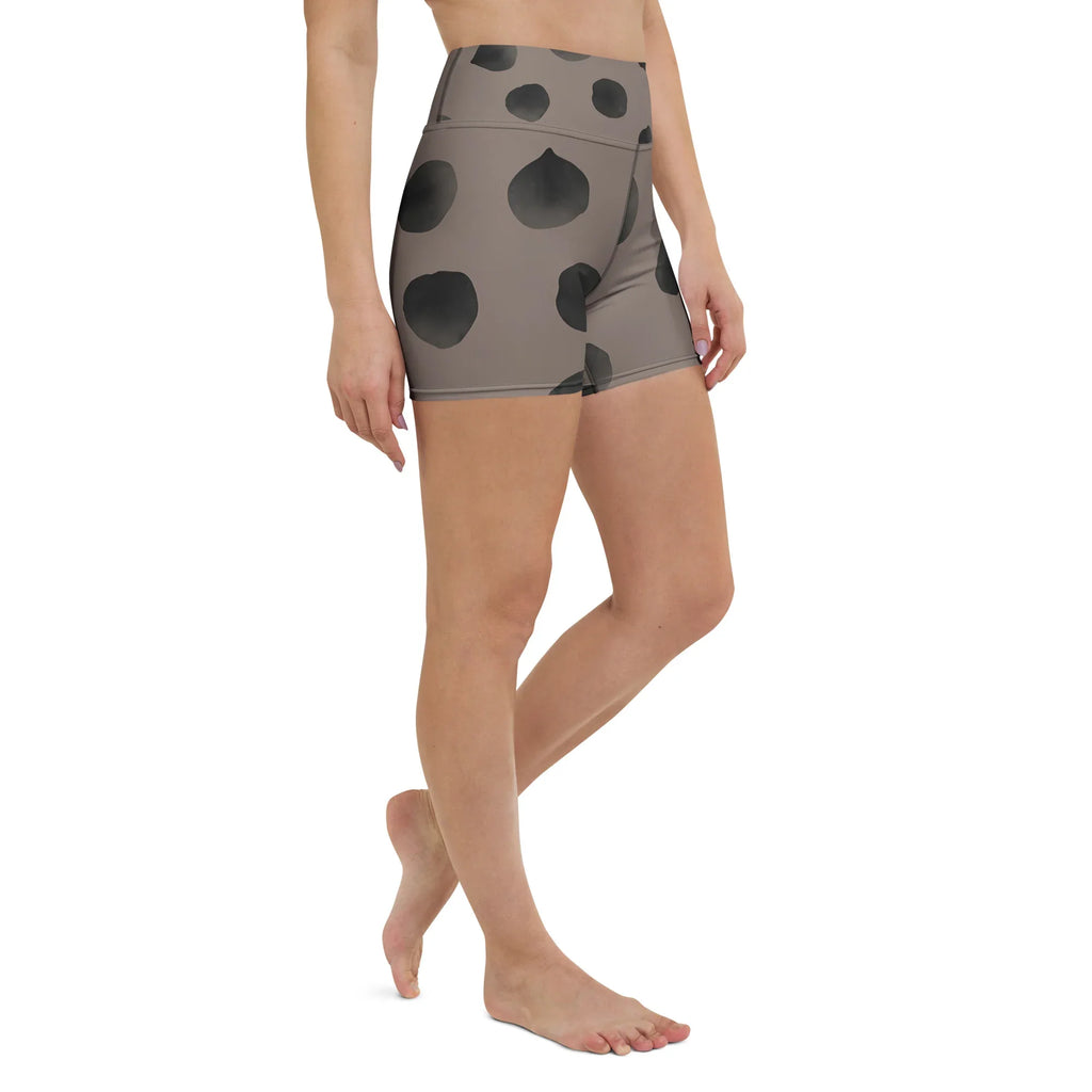 Yoga Shorts Yoga Shorts AwRans Clothing all-over-print-yoga-shorts-white-right-front-688093d8d8727