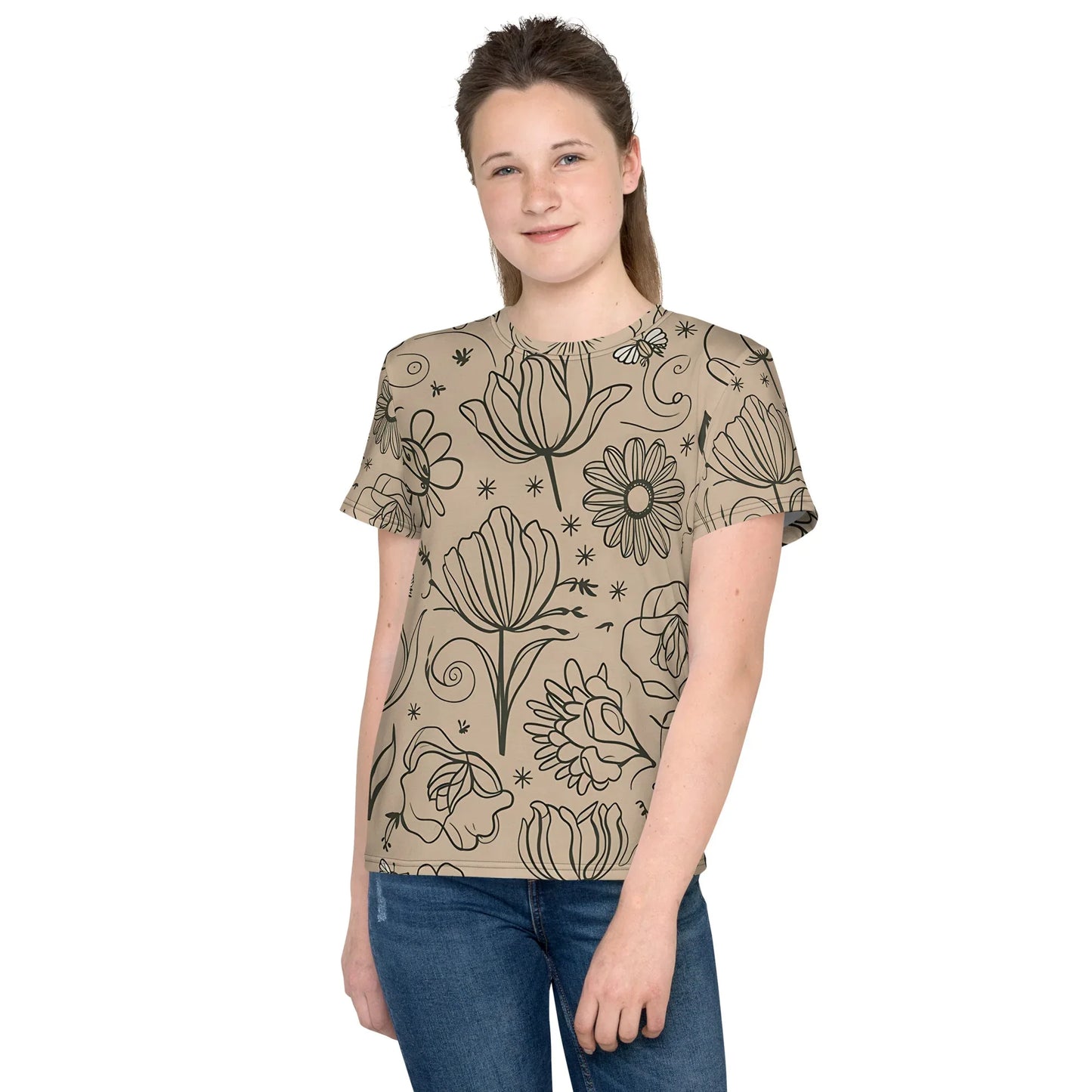 Youth Crew Neck T-Shirt - AwRans Clothing