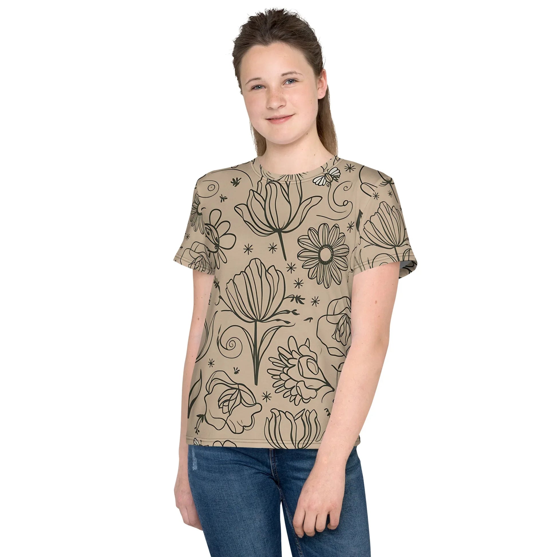 Youth Crew Neck T-Shirt - AwRans Clothing