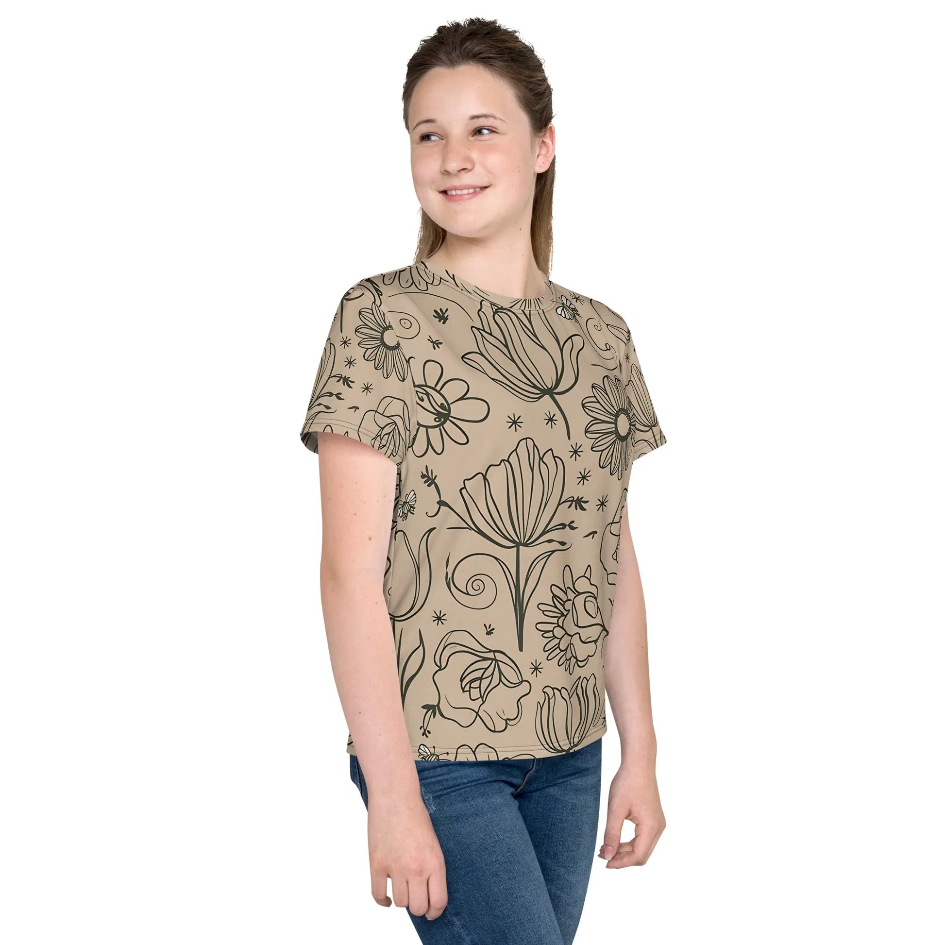 Youth Crew Neck T-Shirt - AwRans Clothing