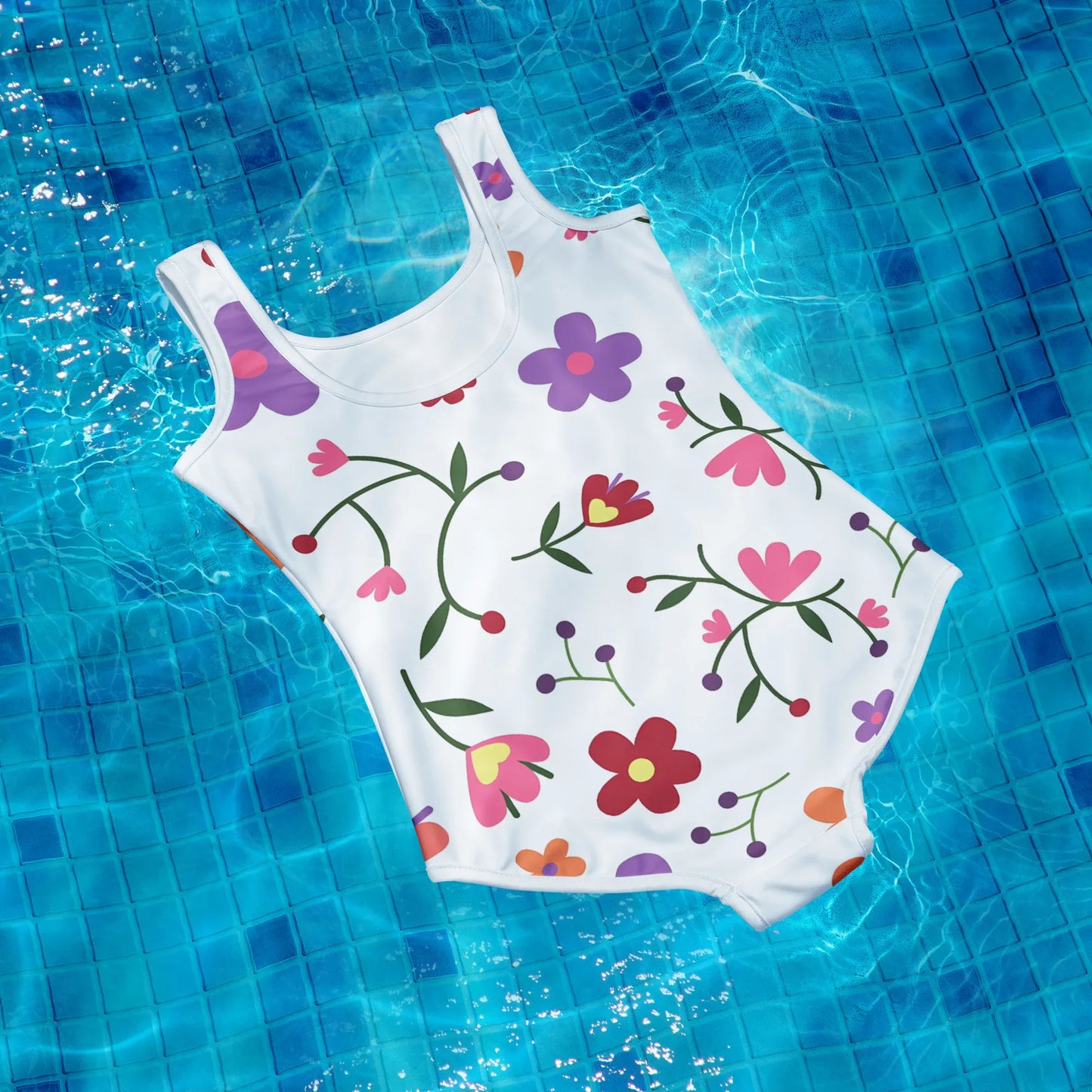 All-Over Print Youth Swimsuit - AwRans Clothing