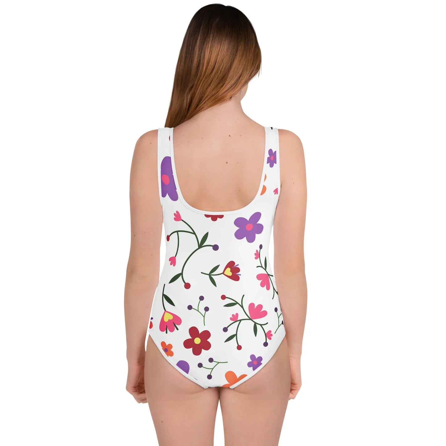 All-Over Print Youth Swimsuit - AwRans Clothing