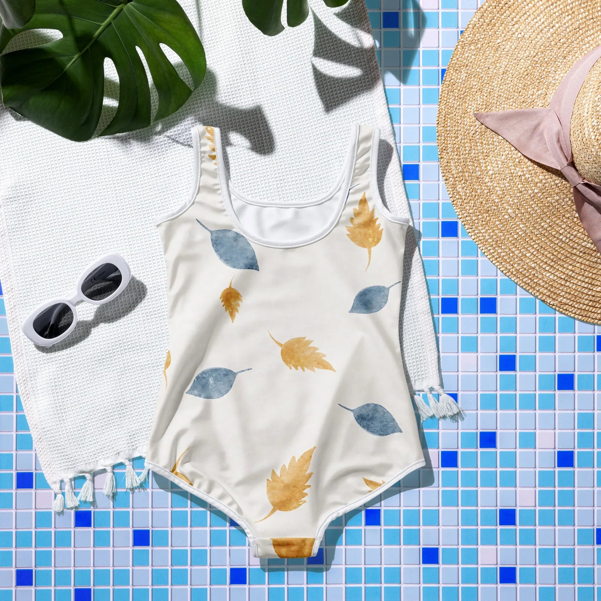 All-Over Print Youth Swimsuit - AwRans Clothing