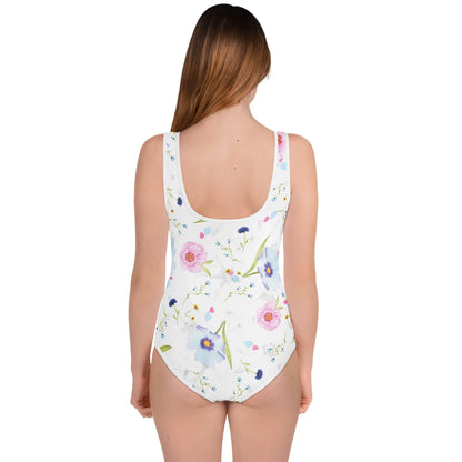 All-Over Print Youth Swimsuit - AwRans Clothing