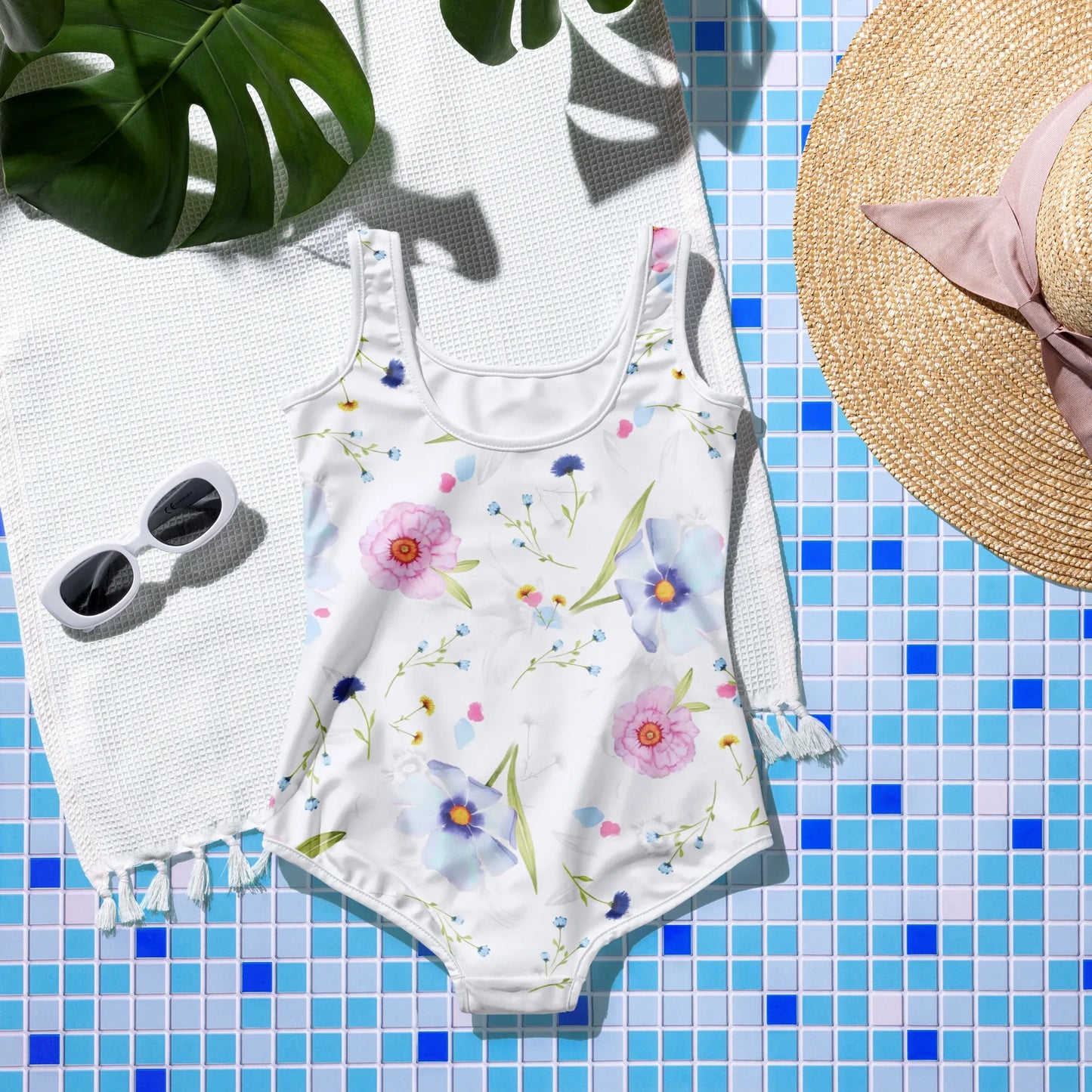 All-Over Print Youth Swimsuit - AwRans Clothing