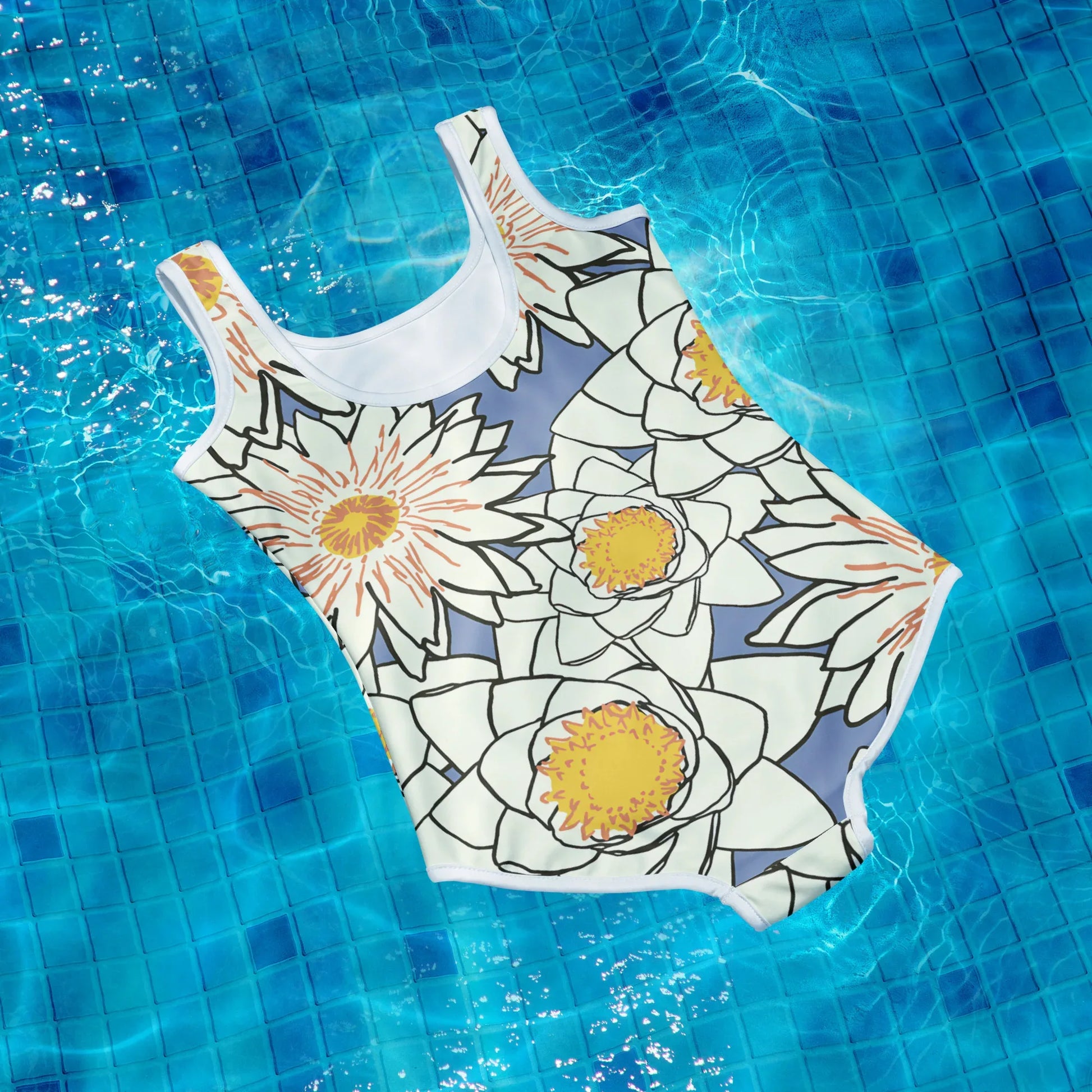 All-Over Print Youth Swimsuit - AwRans Clothing