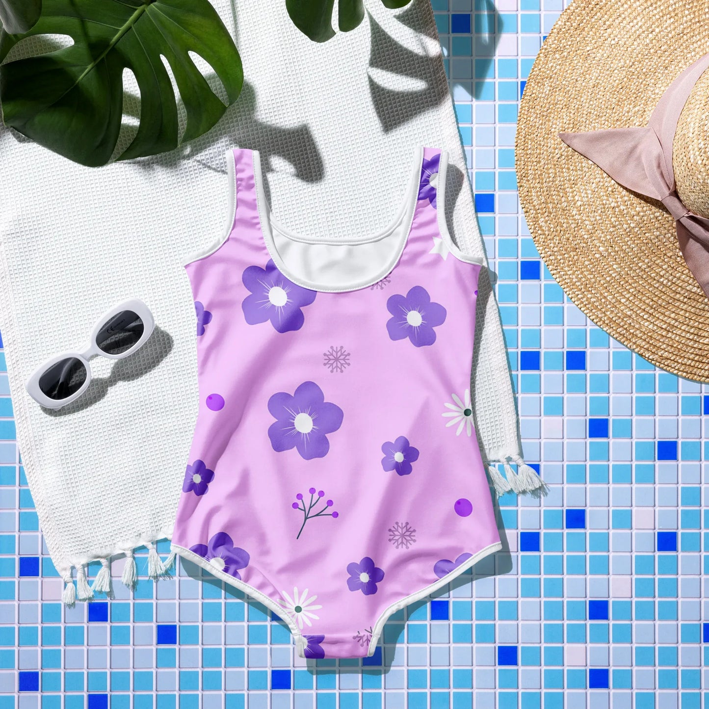 All-Over Print Youth Swimsuit - AwRans Clothing