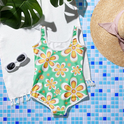 All-Over Print Youth Swimsuit - AwRans Clothing