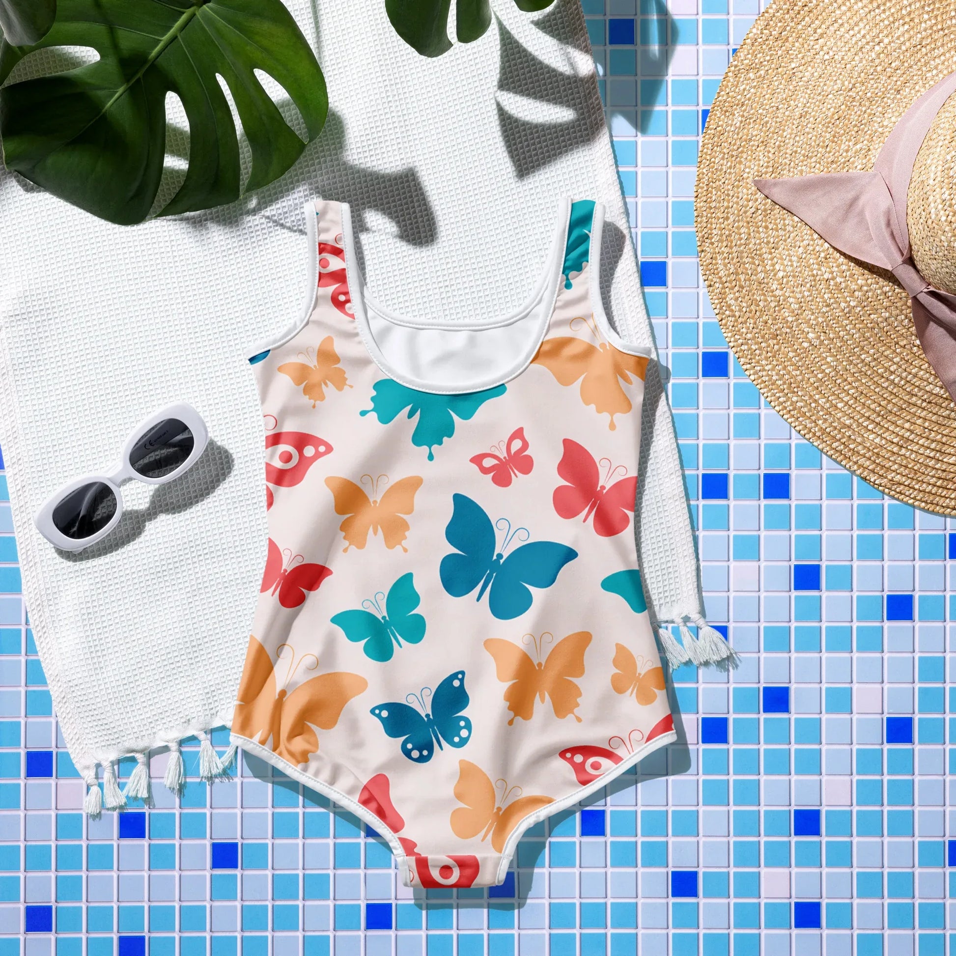 All-Over Print Youth Swimsuit - AwRans Clothing