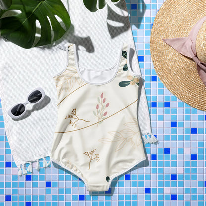 All-Over Print Youth Swimsuit - AwRans Clothing