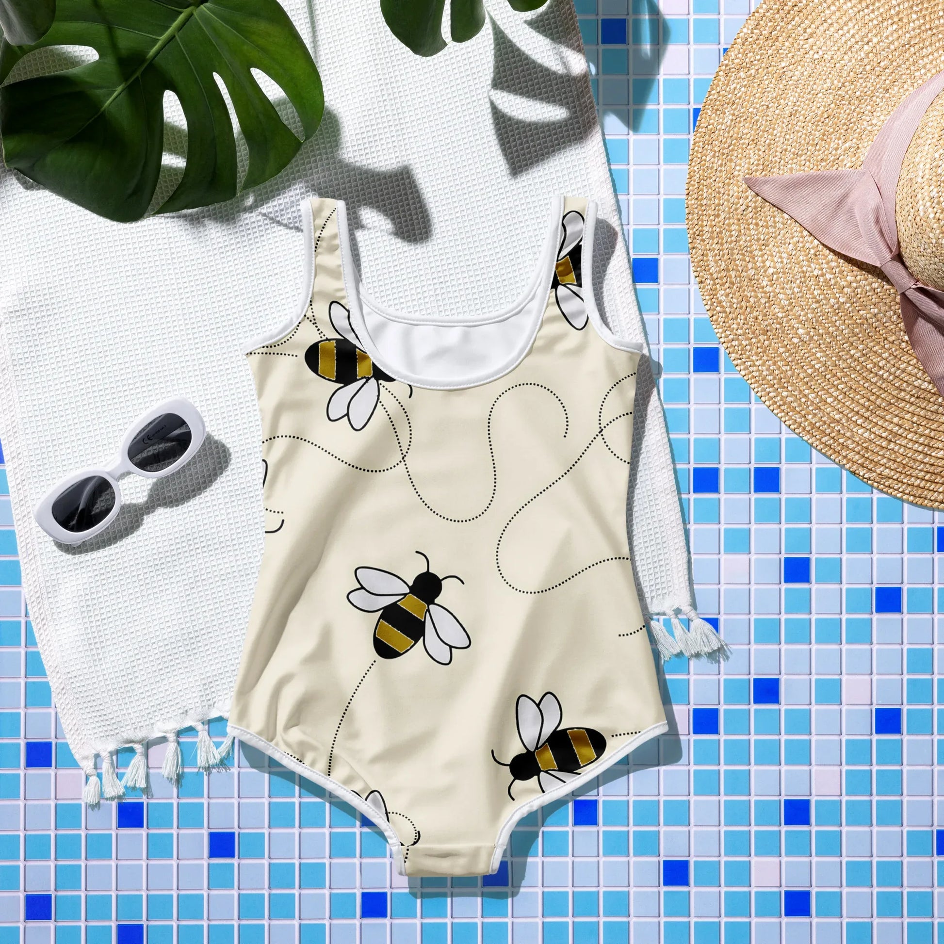 All-Over Print Youth Swimsuit - AwRans Clothing