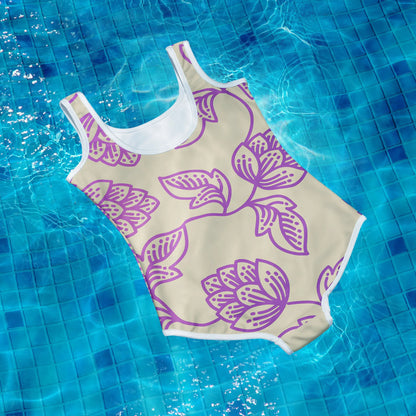 All-Over Print Youth Swimsuit - AwRans Clothing