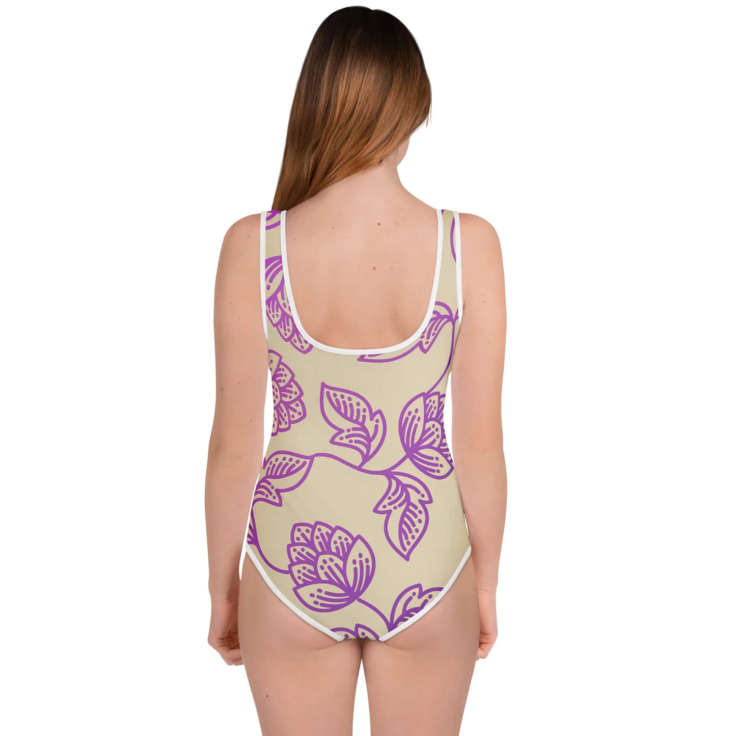 All-Over Print Youth Swimsuit - AwRans Clothing