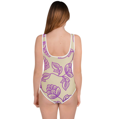 All-Over Print Youth Swimsuit - AwRans Clothing