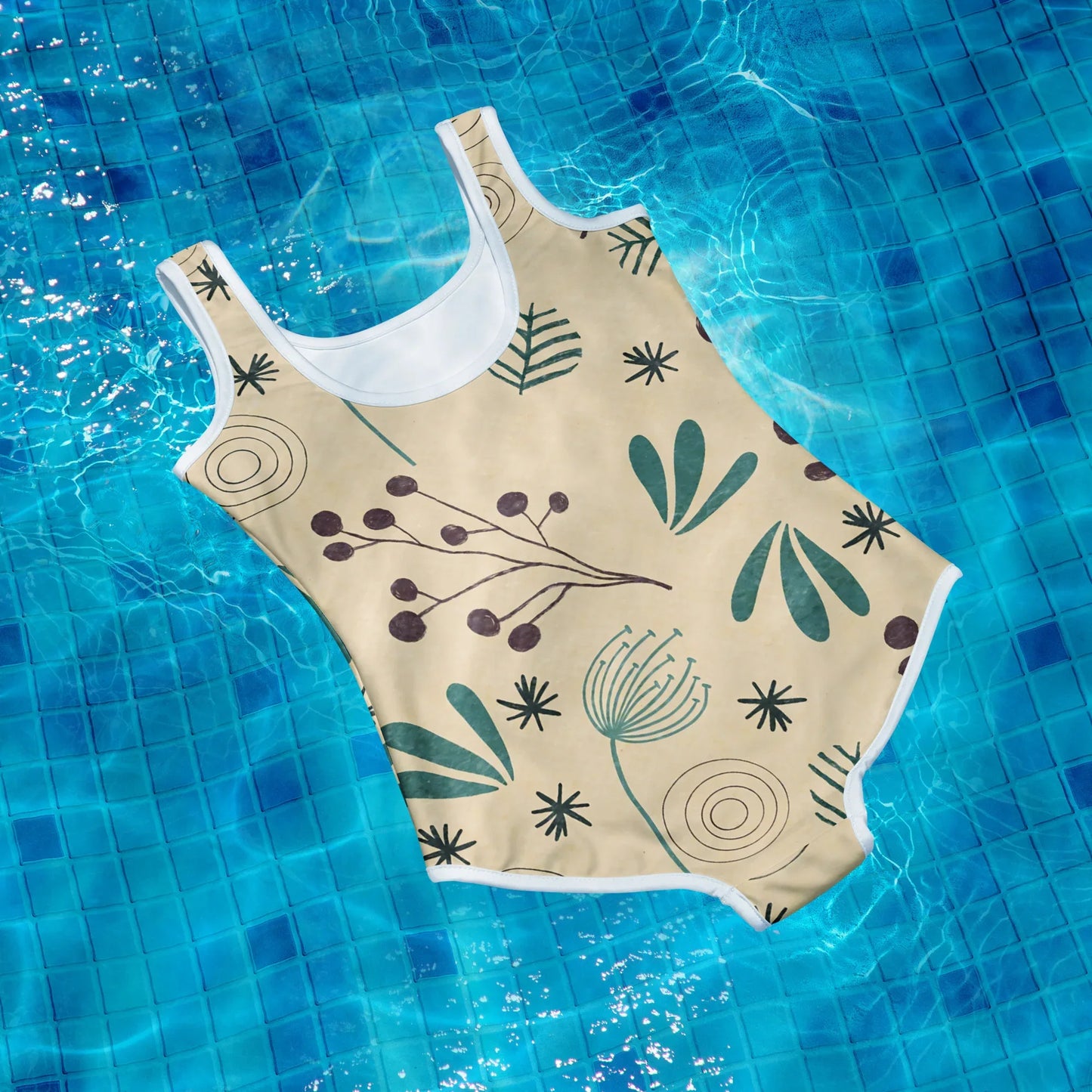 All-Over Print Youth Swimsuit - AwRans Clothing