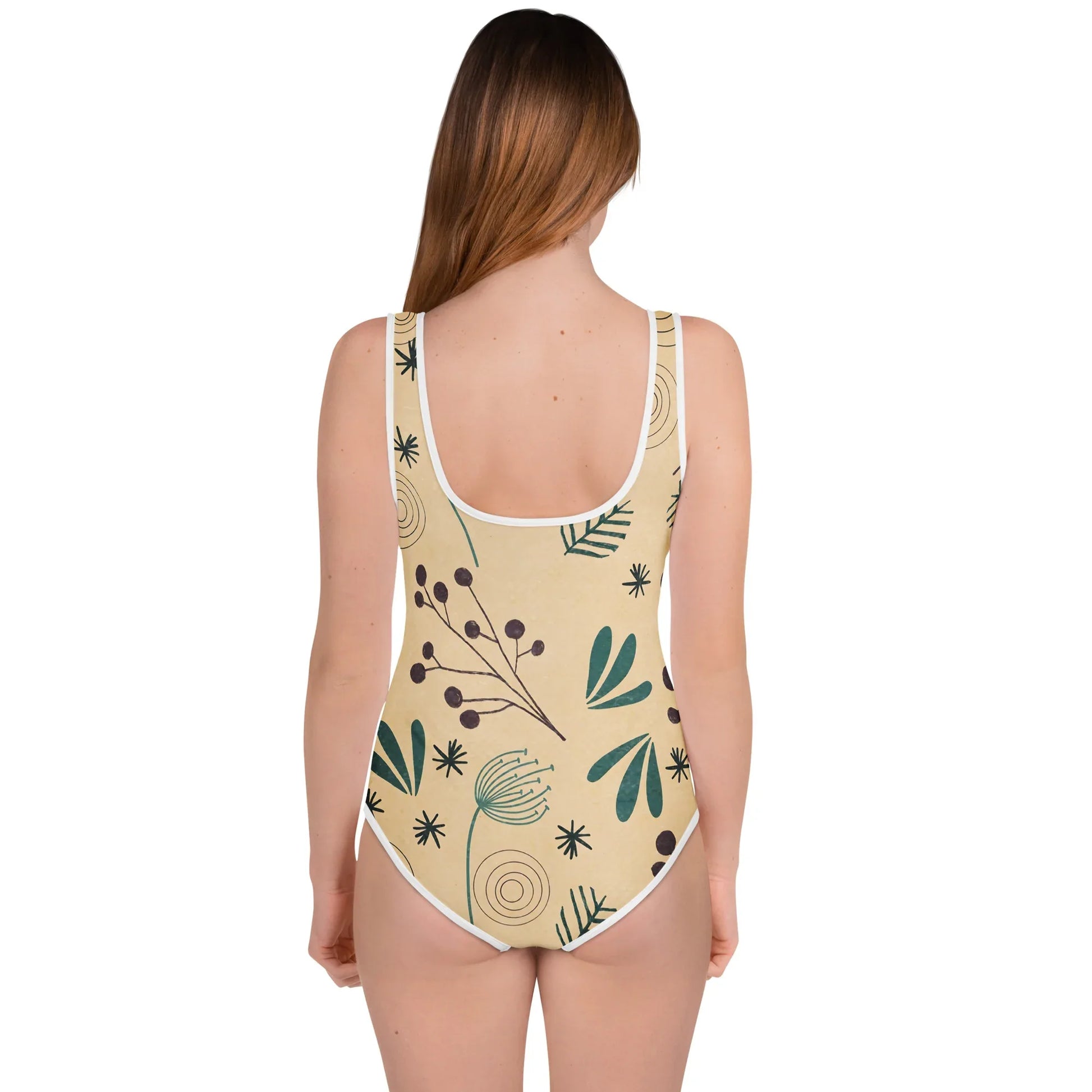 All-Over Print Youth Swimsuit - AwRans Clothing