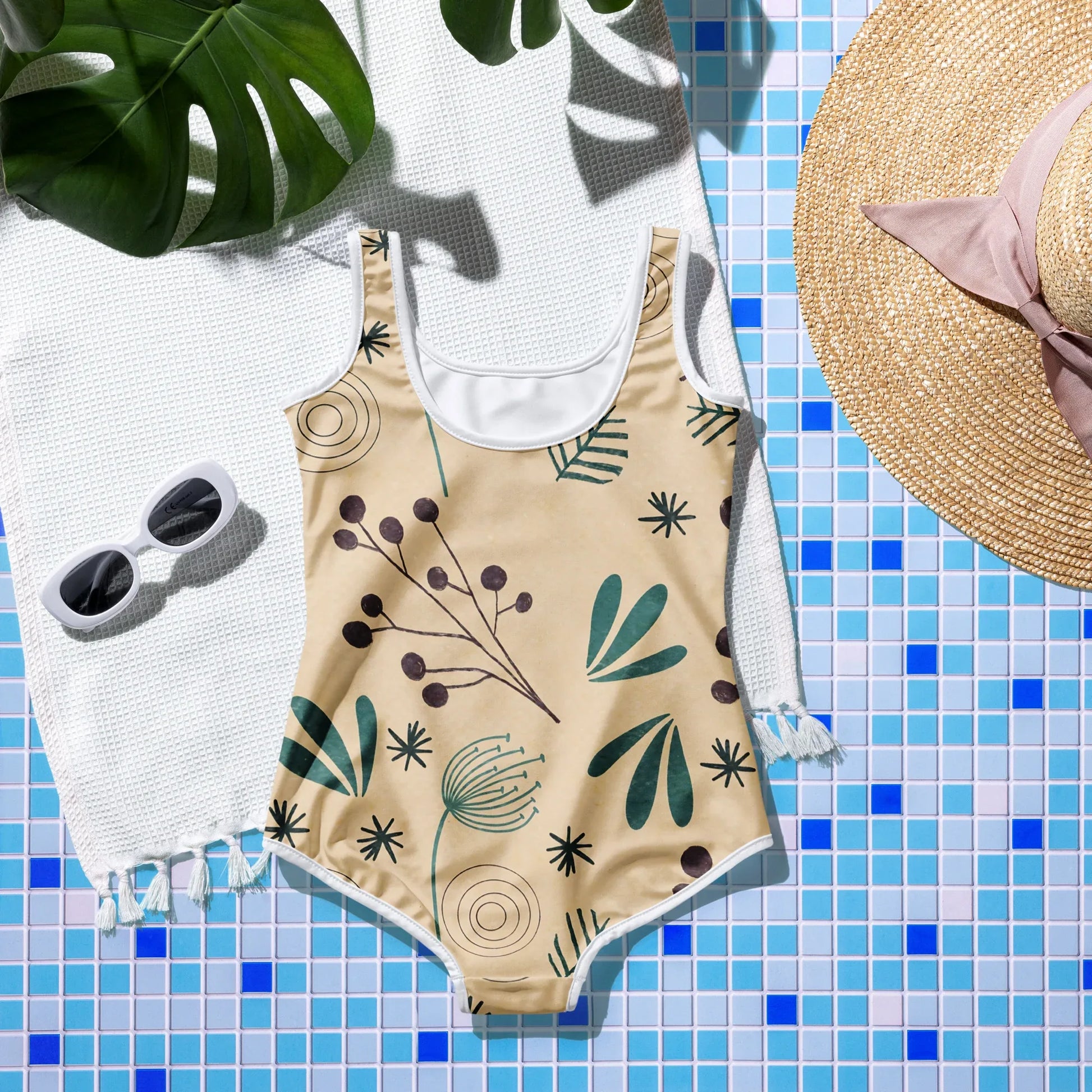 All-Over Print Youth Swimsuit - AwRans Clothing