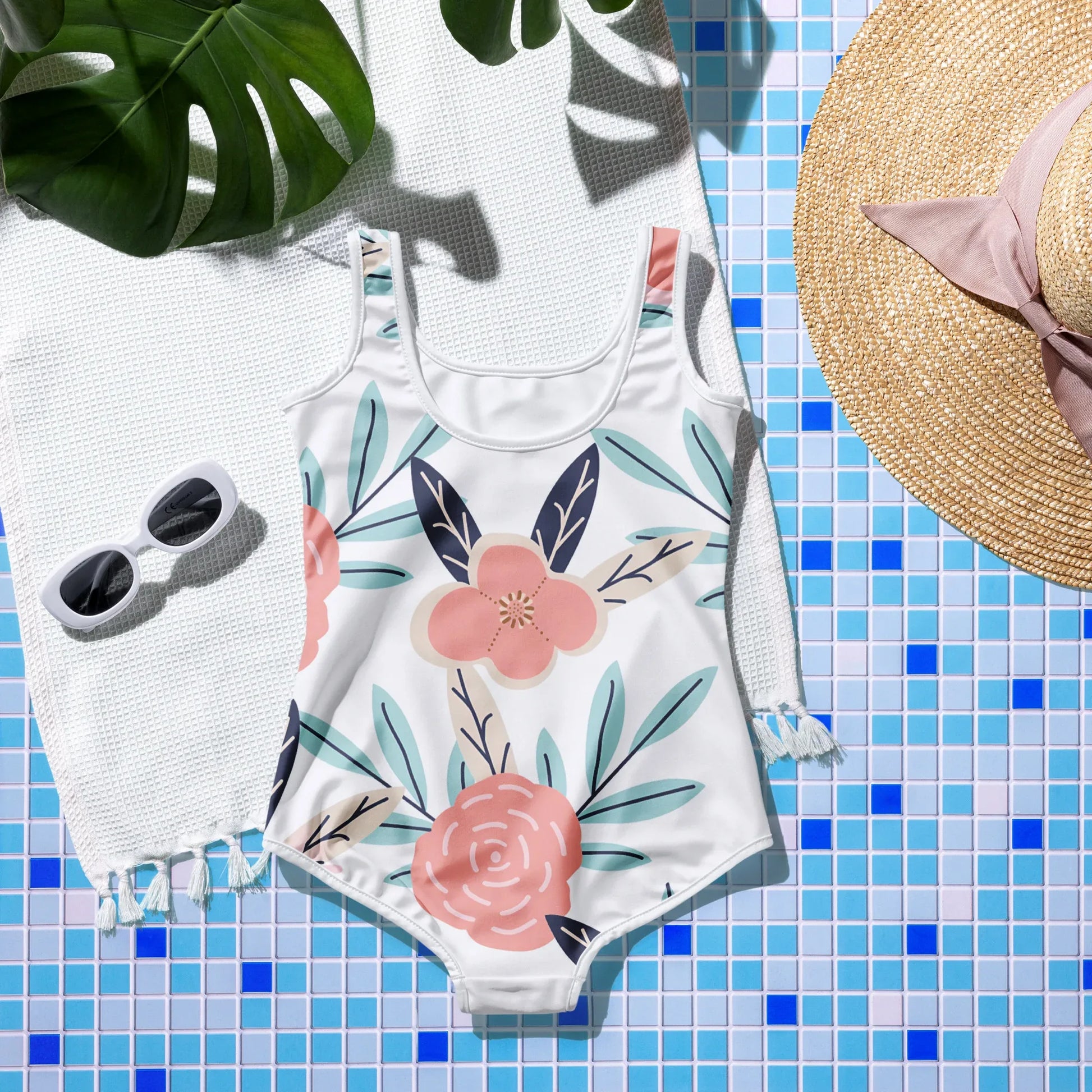 All-Over Print Youth Swimsuit - AwRans Clothing