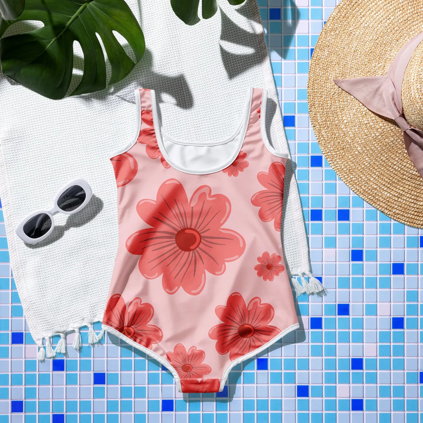 All-Over Print Youth Swimsuit - AwRans Clothing