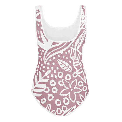 All-Over Print Youth Swimsuit - AwRans Clothing