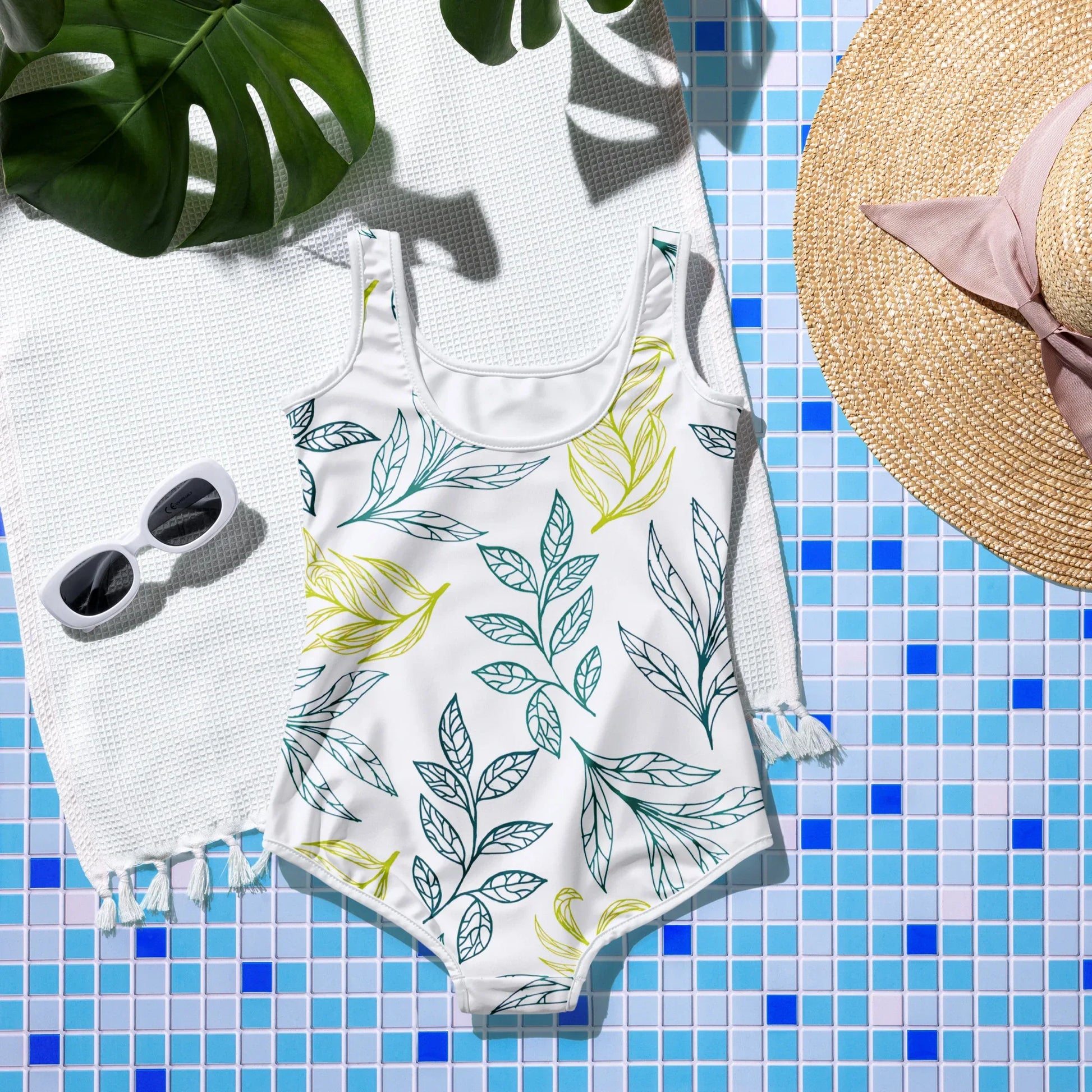 All-Over Print Youth Swimsuit - AwRans Clothing