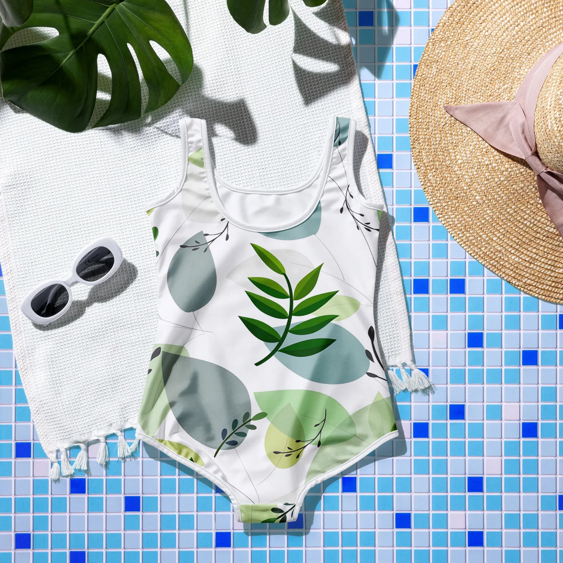 All-Over Print Youth Swimsuit - AwRans Clothing