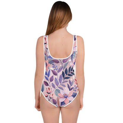 All-Over Print Youth Swimsuit - AwRans Clothing