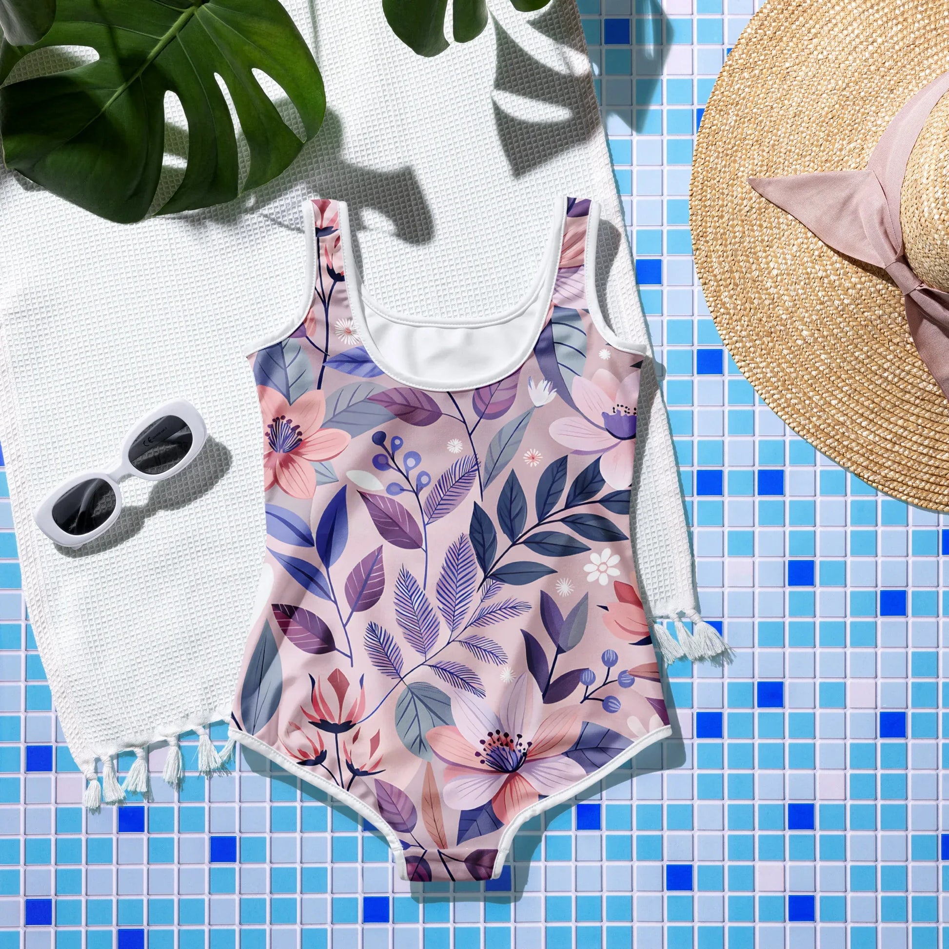 All-Over Print Youth Swimsuit - AwRans Clothing