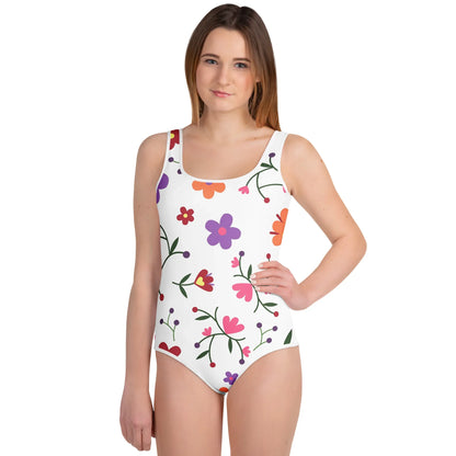All-Over Print Youth Swimsuit - AwRans Clothing