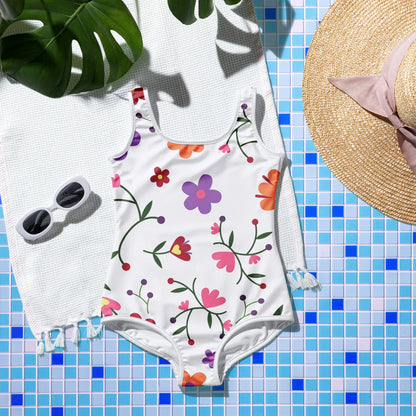 All-Over Print Youth Swimsuit - AwRans Clothing