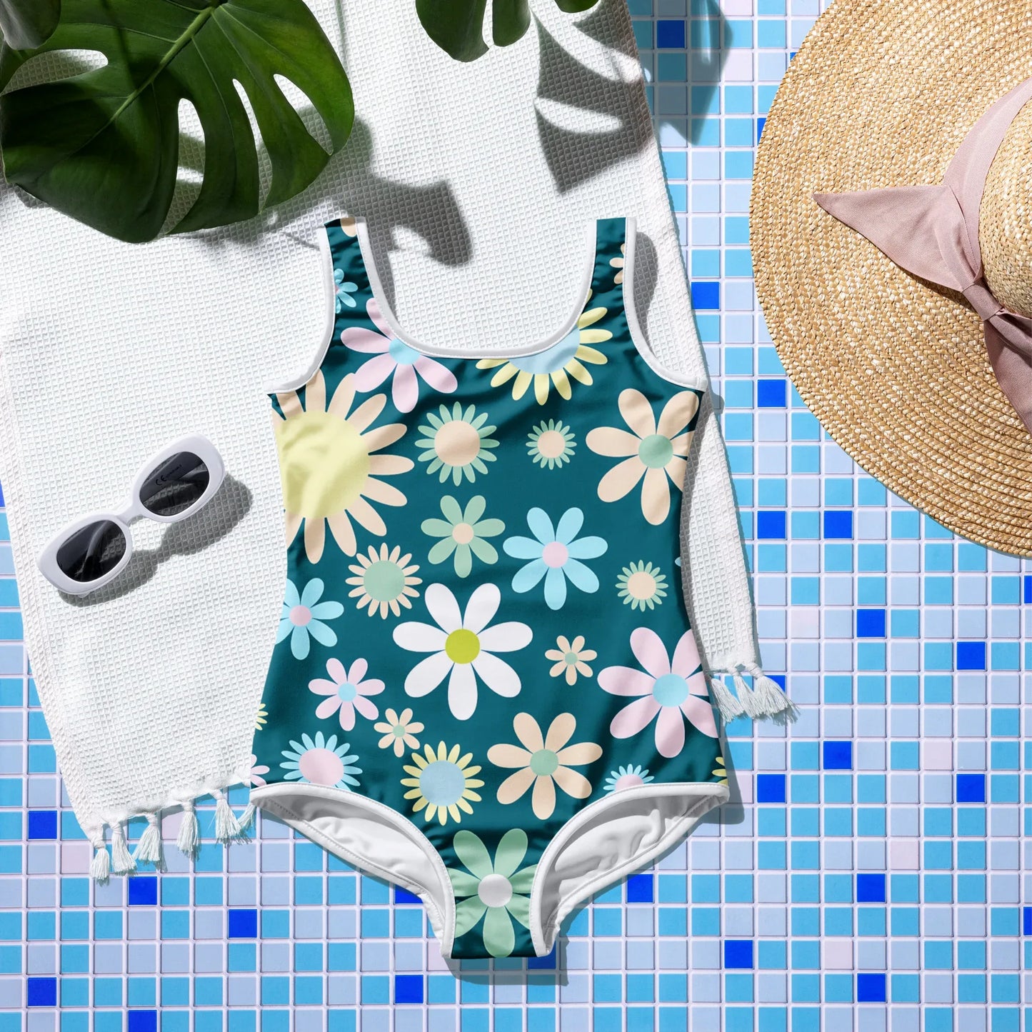 All-Over Print Youth Swimsuit - AwRans Clothing