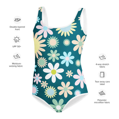 All-Over Print Youth Swimsuit - AwRans Clothing
