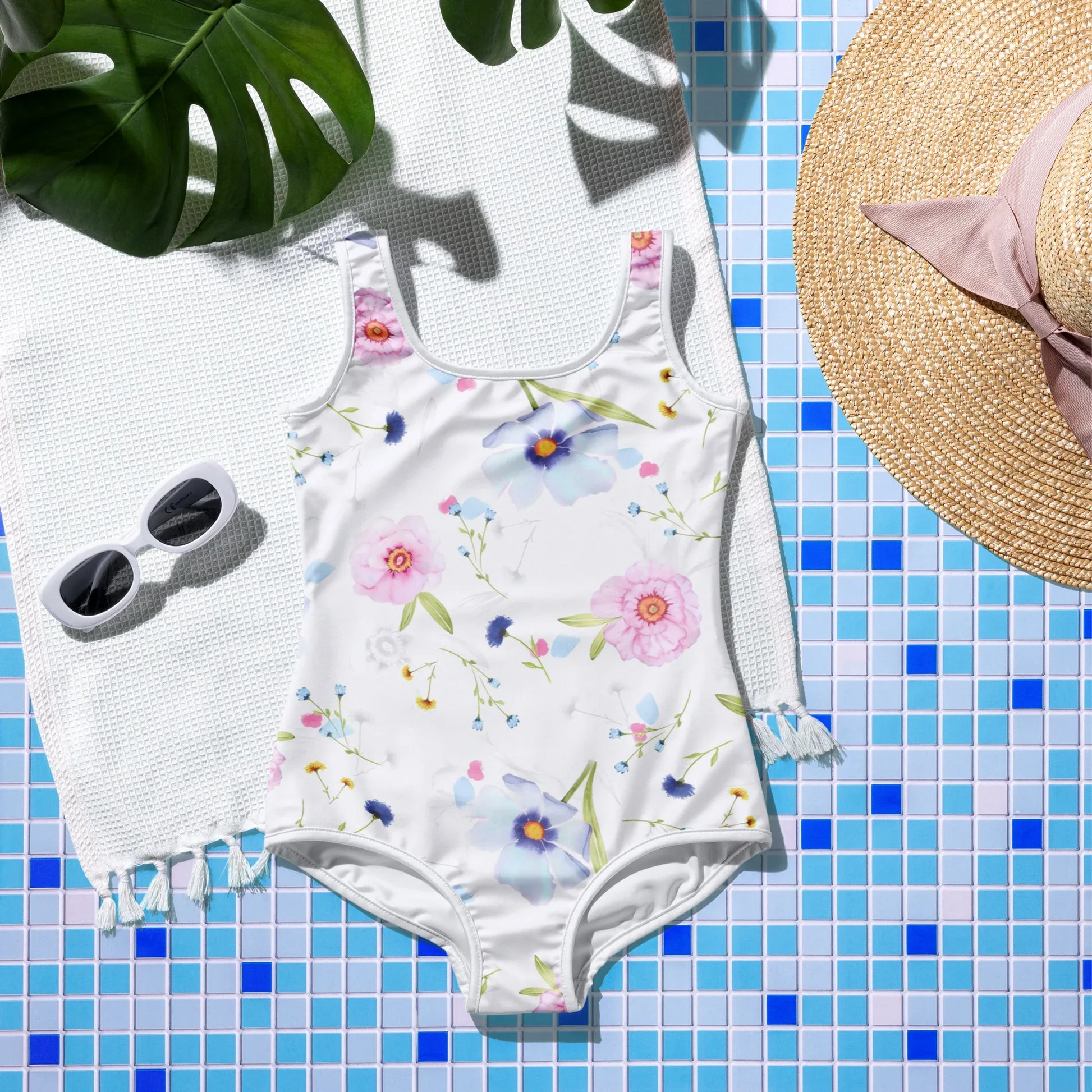 All-Over Print Youth Swimsuit - AwRans Clothing