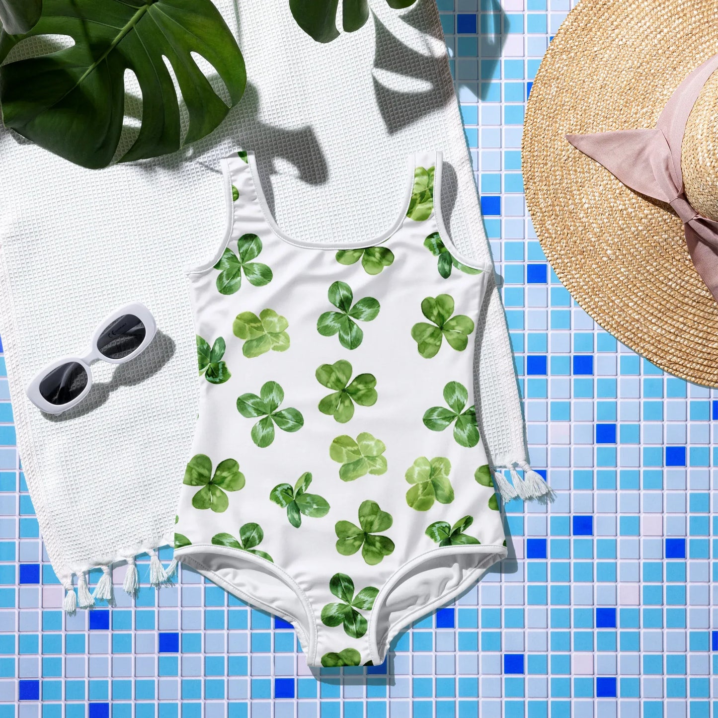 All-Over Print Youth Swimsuit - AwRans Clothing