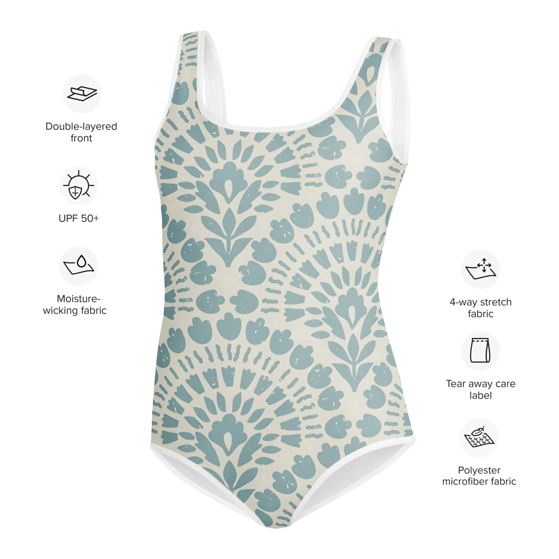 All-Over Print Youth Swimsuit - AwRans Clothing