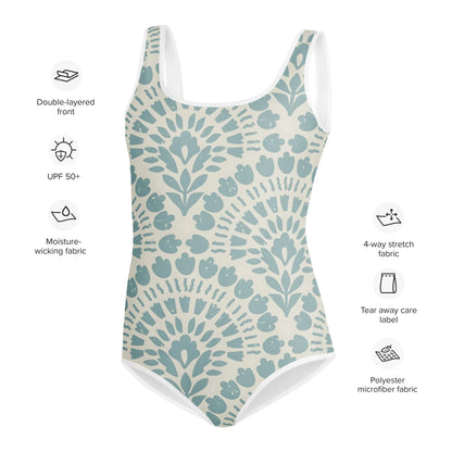 All-Over Print Youth Swimsuit - AwRans Clothing