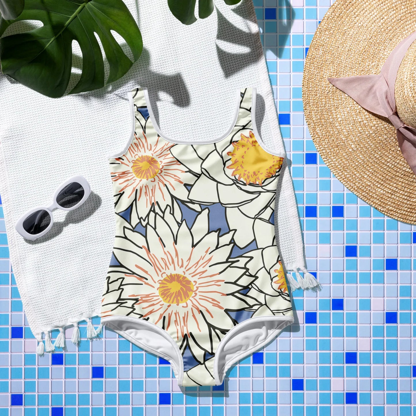 All-Over Print Youth Swimsuit - AwRans Clothing