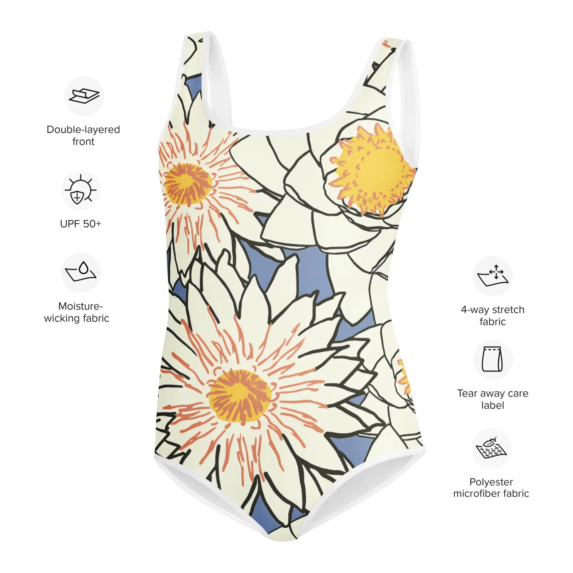 All-Over Print Youth Swimsuit - AwRans Clothing