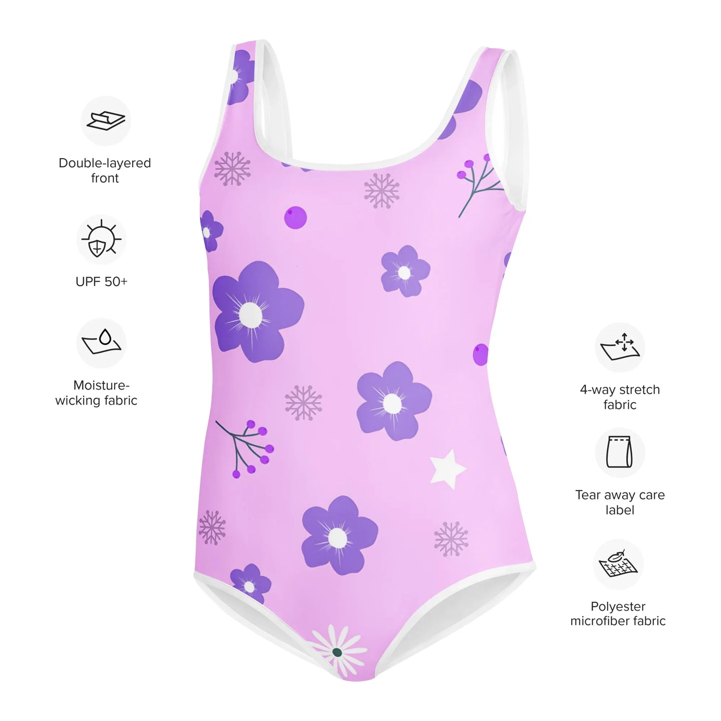 All-Over Print Youth Swimsuit - AwRans Clothing